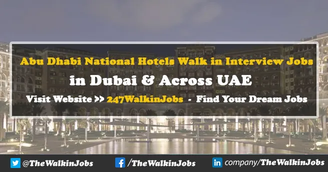 Abu Dhabi National Hotels (ADNH) Careers | Apply Online