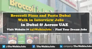 Broccoli Pizza and Pasta Dubai Careers